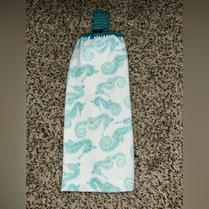 Seahorse Patterned Kitchen Towel